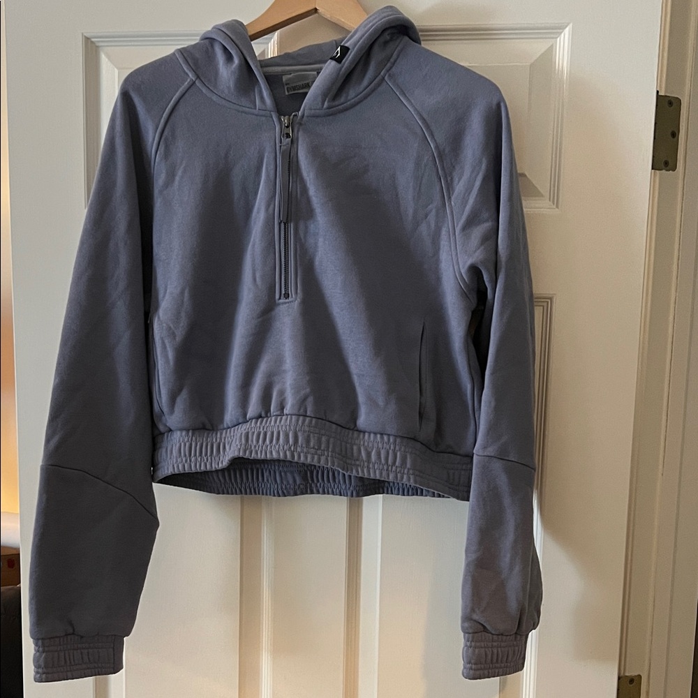 Gymshark Cropped Half Zip Hoodie XL